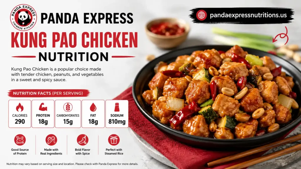 Panda Express Kung Pao Chicken Nutrition & Calories 2026 1 Panda Express Kung Pao Chicken Nutrition